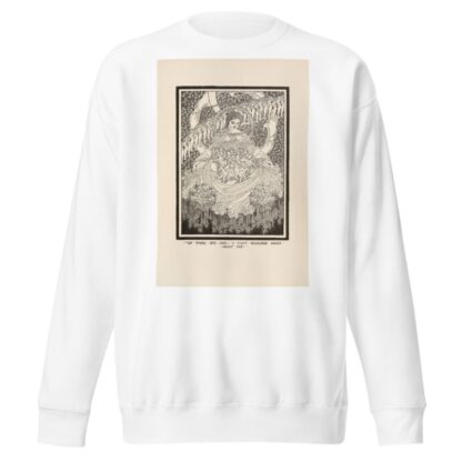 Up there, sits one — I can’t remember much about her by Dugald Stewart Walker Sweatshirt