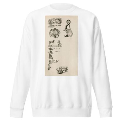 Taming of the shrew; Headings by Byam Shaw Sweatshirt