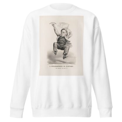 Philosopher in ecstasy. by Currier & Ives. Sweatshirt