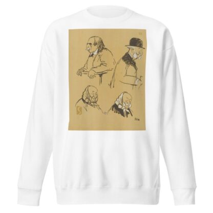 M. Jean Finot et M. Arthur Meyer by Georges Goursat (Sem) Sweatshirt