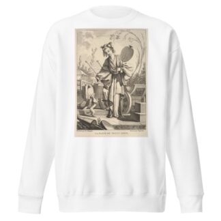 The Small Dog Standing on Hind Legs by John Ingram Sweatshirt