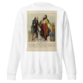 Grand placement d’actions by Honoré Daumier Sweatshirt