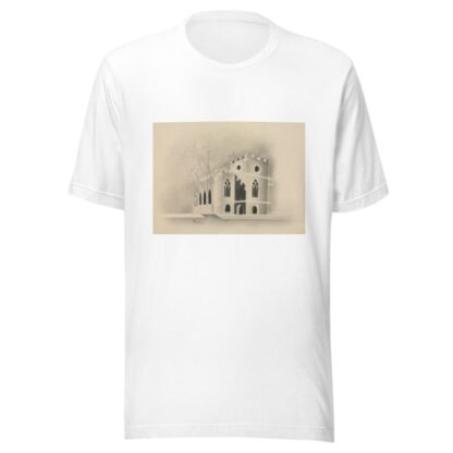 A Gothic Church by Moonlight by Mary Altha Nims T-Shirt