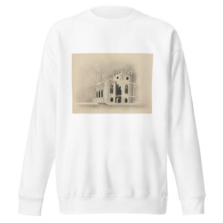 A Gothic Church by Moonlight by Mary Altha Nims Sweatshirt