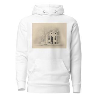 A Gothic Church by Moonlight by Mary Altha Nims Hoodie