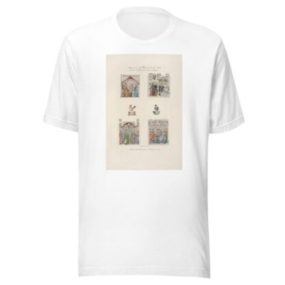 Sujets tirés d’un manuscrit du XIVe. siècle qui traite d’établissemens civils et religieux. by Nicolas Xavier Willemin T-Shirt