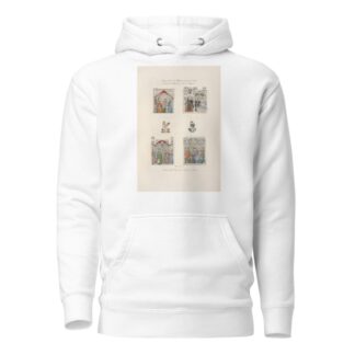 Sujets tirés d’un manuscrit du XIVe. siècle qui traite d’établissemens civils et religieux. by Nicolas Xavier Willemin Hoodie