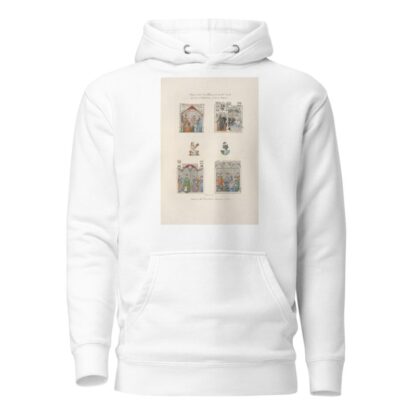 Sujets tirés d’un manuscrit du XIVe. siècle qui traite d’établissemens civils et religieux. by Nicolas Xavier Willemin Hoodie