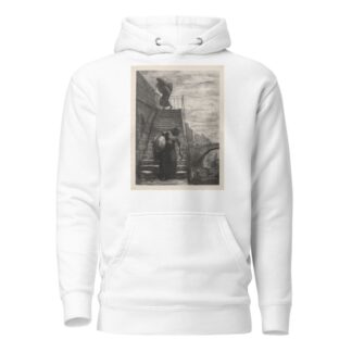 Washerwomen Descending a Quai Staircase by Alexandre Lunois Hoodie