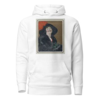 Christmas Puck by William Ely Hill Hoodie