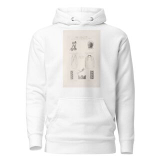 Coiffures et ornemens de rois, qui se soient au portail de l’église de Notre-Dame de Chartres. by Nicolas Xavier Willemin Hoodie