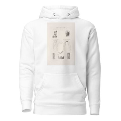 Coiffures et ornemens de rois, qui se soient au portail de l’église de Notre-Dame de Chartres. by Nicolas Xavier Willemin Hoodie