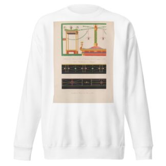 Ornamente aller klassischen Kunst-Epochen nach den Originalien in ihren eigenthümlichen Farben Pl.066 by Wilhelm Zahn Sweatshirt