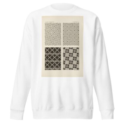 Outlines of ornament in the leading styles Pl.18 by George Ashdown Audsley Sweatshirt