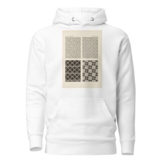 Outlines of ornament in the leading styles Pl.18 by George Ashdown Audsley Hoodie