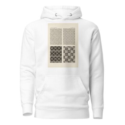 Outlines of ornament in the leading styles Pl.18 by George Ashdown Audsley Hoodie