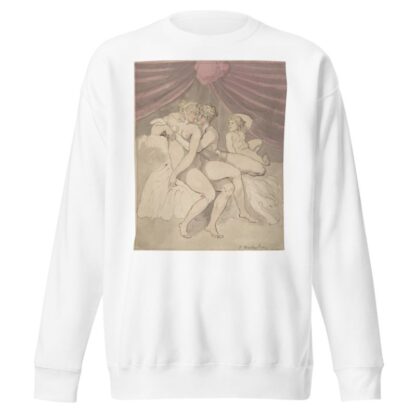 Nude Couple Embracing by Thomas Rowlandson Sweatshirt