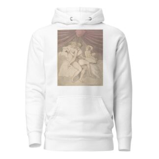 Nude Couple Embracing by Thomas Rowlandson Hoodie