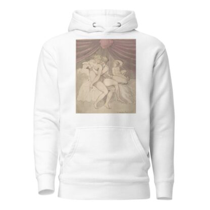 Nude Couple Embracing by Thomas Rowlandson Hoodie