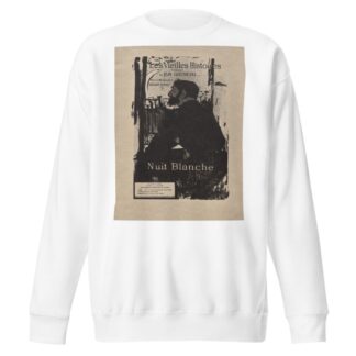 Sleepless Night by Henri de Toulouse-Lautrec Sweatshirt