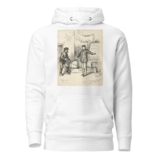 A tariff to protect those mills operations would put the duty upon the Canadians not on the cotton cloth by Thomas Nast Hoodie