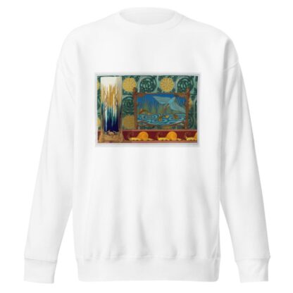 Crevettes, support en bronze pour un vase. Martin-pêcheur et poissons, jardinière bronze et émail cloisonné. by Maurice Pillard Verneuil Sweatshirt