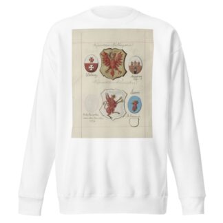 Herby Rzeczypospolitej Polskiej i W. X. Litewskiego. T. 1 Pl.026 by Boleslaw Starzyński Sweatshirt