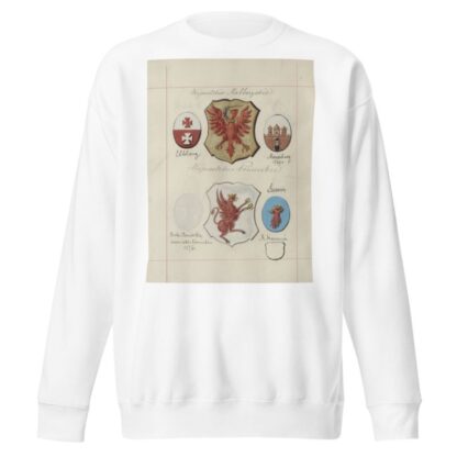 Herby Rzeczypospolitej Polskiej i W. X. Litewskiego. T. 1 Pl.026 by Boleslaw Starzyński Sweatshirt