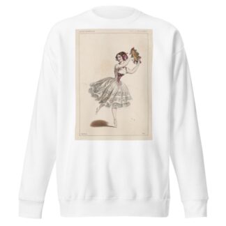 Mme Cérito-St.-Léon, rôle de Stella, 2e tableau by Alexandre Lacauchie Sweatshirt