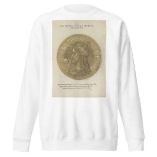 Portrait of Emperor Justinianus I by Hubert Goltzius Sweatshirt
