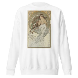 The Arts 1 by Alphonse Mucha Sweatshirt