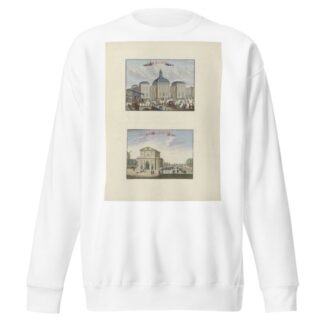Beurs Delftse Poort De Beurs d’Delfsche Poort by Johannes de Vouw Sweatshirt