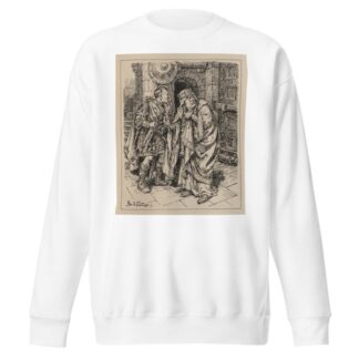 Macduff at the gate by Bernard Partridge Sweatshirt