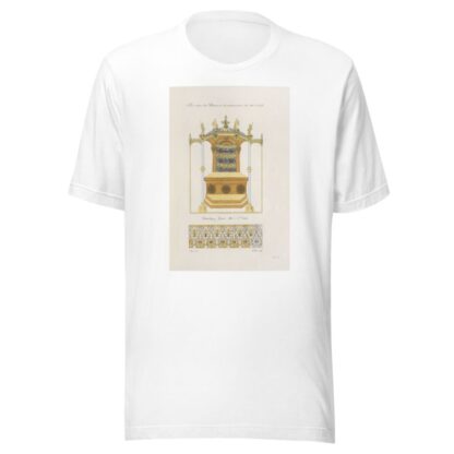 Trône extrait d’un manuscrit du commencement du XVIe. siècle. by Nicolas Xavier Willemin T-Shirt