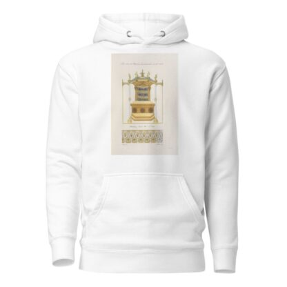 Trône extrait d’un manuscrit du commencement du XVIe. siècle. by Nicolas Xavier Willemin Hoodie