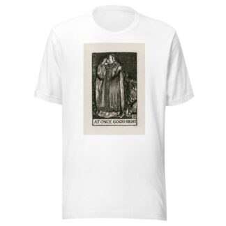 Macbeth; At once good night Act III Scene IV by Byam Shaw T-Shirt