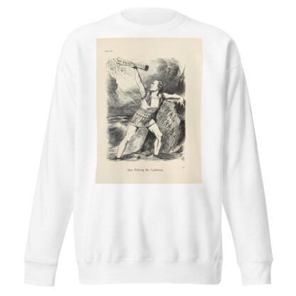 Ajax Defying the Lightning by Sir John Tenniel Sweatshirt