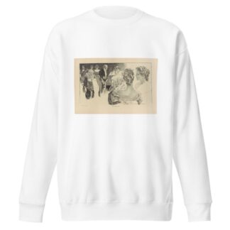 The comic song by Charles Dana Gibson Sweatshirt