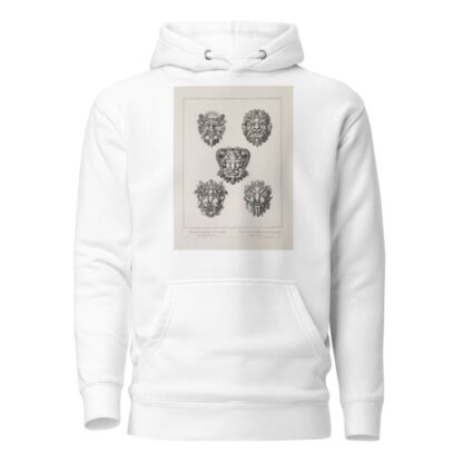 Masques de coquillages et de rocailles by François Chauveau Hoodie