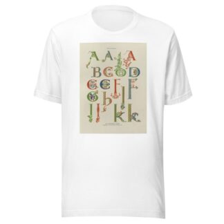 Alphabets: numerals, and devices of the middle ages Pl.04 by Henry Shaw T-Shirt