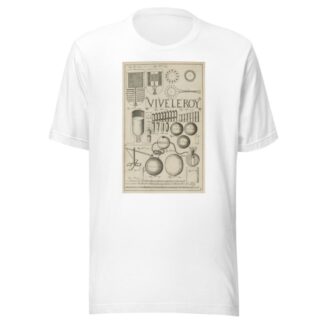 Plate L: Fireballs shot from a mortar: crackers: military hand grenades: military mortar-fired grenades: military grenade parts and instruments by Jacob van Meurs T-Shirt
