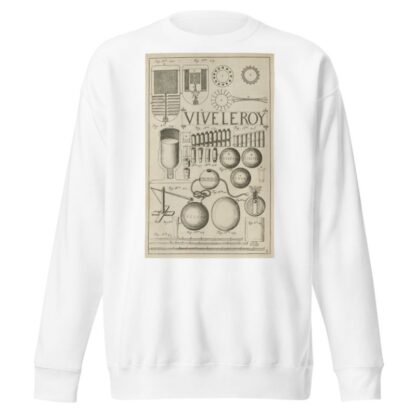 Plate L: Fireballs shot from a mortar: crackers: military hand grenades: military mortar-fired grenades: military grenade parts and instruments by Jacob van Meurs Sweatshirt