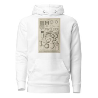 Plate L: Fireballs shot from a mortar: crackers: military hand grenades: military mortar-fired grenades: military grenade parts and instruments by Jacob van Meurs Hoodie