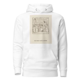 The toilet goods counter by William Ely Hill Hoodie