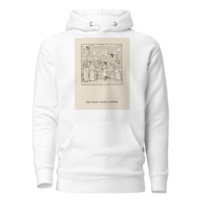 The toilet goods counter by William Ely Hill Hoodie