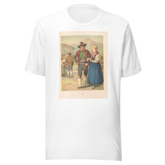 Deutsche Volkstrachten Pl.75 by Albert Kretschmer T-Shirt