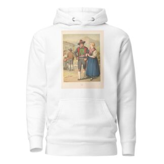 Deutsche Volkstrachten Pl.75 by Albert Kretschmer Hoodie