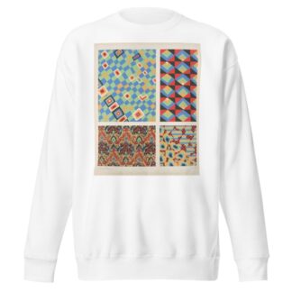 Four geometric compositions by André Durenceau Sweatshirt