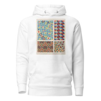 Four geometric compositions by André Durenceau Hoodie