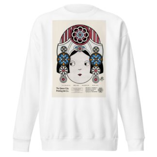 Queen City Ink, Ad. 21 by Augustus Jansson Sweatshirt
